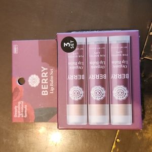 Woolzies Deep Hydrating BERRY lip balm.  NEW 3 PACK